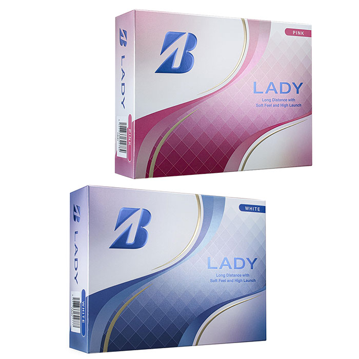 乐天商城 - ブリヂストンゴルフ ゴルフボール LADY 1ダース（12球入）2025年新製品 アイオノマーカバー ディスタンス系 レディース 女性向け