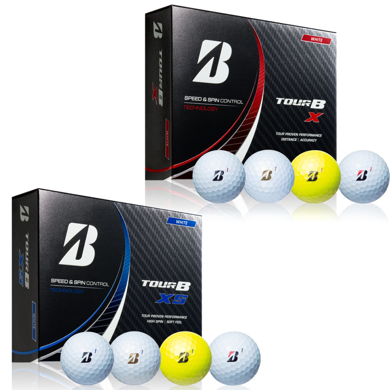 ブリヂストンゴルフ ゴルフボール TOUR B X／TOUR B XS 2022年モデル 1ダース 12球入 スピン系 3ピースのサムネイル