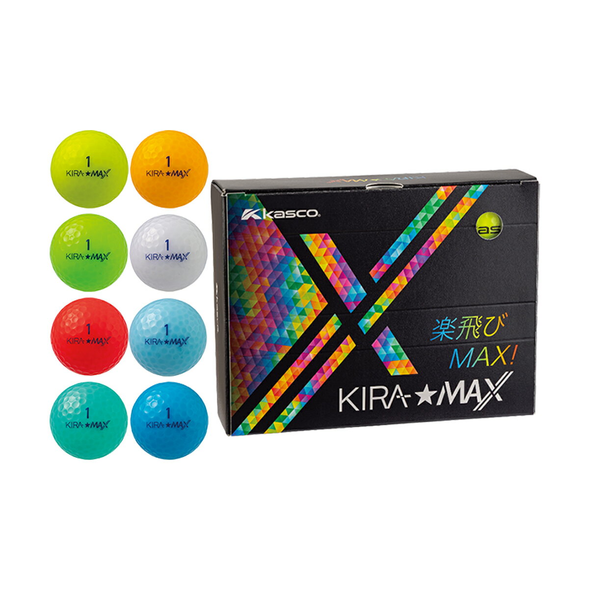 乐天商城 - キャスコ ゴルフボール KIRA★MAX 1ダース（12球入） 2026年 新製品