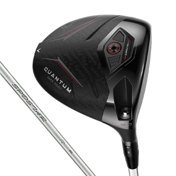 極薄チタン＋カーボンの3層構造フェースだから可能になった、 かつてないほどの圧倒的スピード 2026年モデルドライバー開発にあたり、 キャロウェイが掲げたテーマは 「SPEED IS EVERYTHING = スピードがすべて」。 チタンにポリマー素材とカーボンファイバーを重ね合わせた 業界初の異素材による三層構造フェース 「TRI-FORCE（トライフォース）フェース」が、 従来よりも桁違いに増大したボール初速と飛距離性能を実現。 “飛躍的な”という意味を持つ「QUANTUM（クアンタム）」という 新シリーズが誕生しました。 【フェース素材 / 構造】:鍛造 FS2S チタン + ポリメッシュ + カーボン / TRI-FORCEフェース 【ボディ素材】トライアクシャル・カーボンクラウン & ソール ＋ スクリューウェイト約2g 【クラブ長さ（インチ）】44.0 【ヘッド体積（Cm3）】460 【ロフト角】10.5/12.0 【ライ角】59.0 【アジャスタブルホーゼル】〇 ■SPDSTAR 40 LDY(A, L)br> 【バランス】D1.5 【クラブの重さ】約263g(A)、約261g（L） 【シャフト重さ】約41.0g(A)、約39.0g（L） 【シャフトトルク】7.1 【シャフト調子】中調子 ※SPDSTAR 40は、シャフトカット前の値になります。 ※Assembled in China / Japan 　 ヘッドカバー：Made in China / Vietnam ●GRIP Callaway JL04 LDY JV ブラック バックライン無し [A]シャフト装着：約30g,口径59(5719070) ●ACCESSORY 専用ヘッドカバー付：HC CG OO QUANTUM DR(5525120) 専用トルクレンチは別売です。