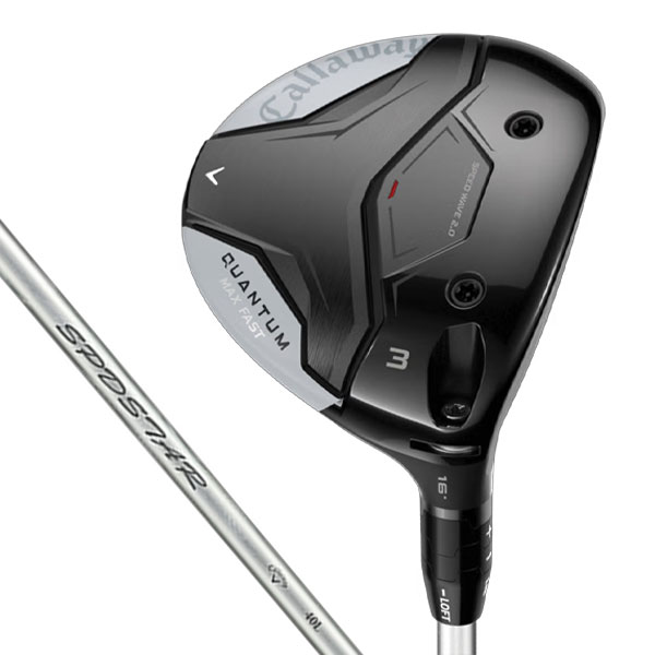 レディース キャロウェイ QUANTUM MAX FAST ウィメンズ フェアウェイウッド SPDSTAR 40 LDY カーボンシャフト 2026年 新製品 右利き用