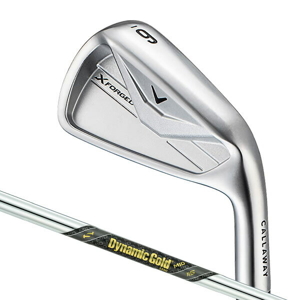乐天商城 - キャロウェイ X FORGED アイアン 5本セット（I#6-9、PW）ダイナミックゴールド MID115（S200）スチールシャフト 2026年 新製品 右利き用 メンズ ゴルフクラブ