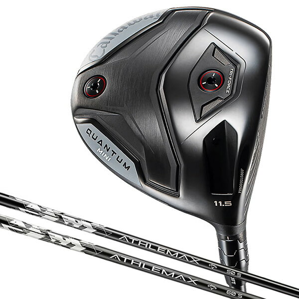 乐天商城 - キャロウェイ QUANTUM ミニ ドライバー アスレマックス（50・60） カーボンシャフト 2026年 新製品 右利き用 メンズ ゴルフクラブ