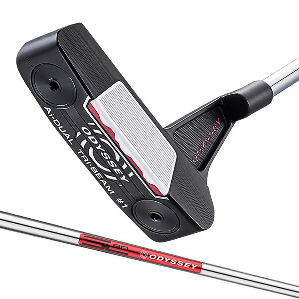 乐天商城 - オデッセイ Ai-DUAL TRI-BEAM #1 パター ストローク LAB 90シャフト 2026年 新製品 右利き用 メンズ ゴルフクラブ