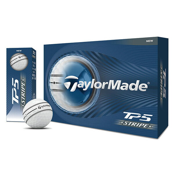 テーラーメイド ゴルフボール TP5 Stripe／TP5x Stripe 1ダース（12球入） 2026年 ...