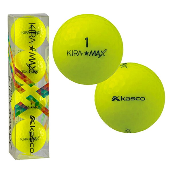 キャスコ ゴルフボール KIRA★MAX 1ダース（12球入） 2026年 新製品