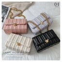 チェーン ショルダーバッグ レディース サブバッグ 大人 女性 ミニバッグ オシャレ 2way 合皮 カバン レビュー特典付き