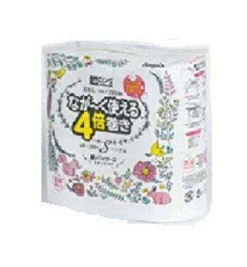 【単品8個】ペンギン 超ロングパルプ 4倍巻き 4R 8個 シングル 丸富製紙 トイレットペーパー シングル ..