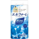 エルフォーレ トイレットティシュー 12Rx6個 シングル 大王製紙 トイレットペーパー エルフォーレ シングル ふんわり やわらか フローラルの香り 12ロール 大王製紙 香り付き 買い置き まとめ買い トイレ用品 日用品 消耗品 送料無料 レビュー特典付き