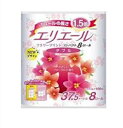 【単品8個】大王製紙 エリエール フラワープリントコンパクト 8ロール 8個 ダブル トイレットペーパー エリエール 香り付き 8ロール ダブル 大容量 買い置き まとめ買い トイレ用品 日用品 消耗品 送料無料 レビュー特典付き(3)