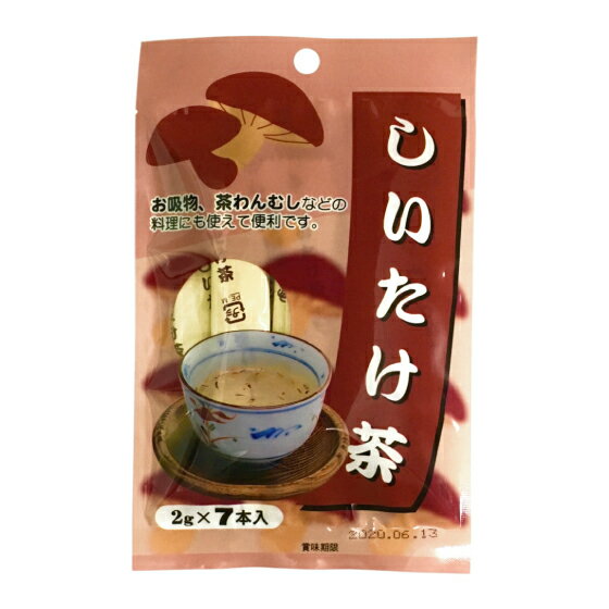 楽天ニットーリレー創業85年昆布茶屋しいたけ茶 2g×7本 椎茸 しいたけ シイタケ 茶 椎茸茶 調味料 吸い物 料理 隠し味 乾燥椎茸 ニットーリレー 出汁 茶