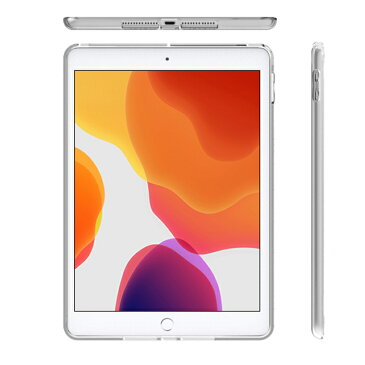 iPad10.2 ケース 第8世代 第7世代 クリア タブレット 2020新 秋モデル 2019モデル アイパッド10.2 耐衝撃 TPU 背面 カバー 軽量 スリム シンプル 定番 透明