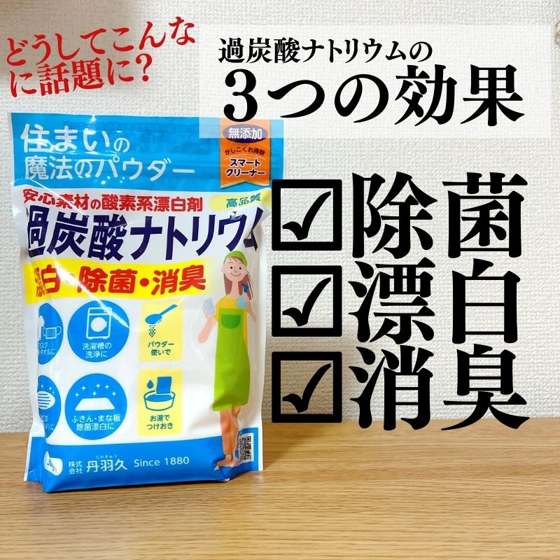 過炭酸ナトリウム 2kg　酸素系漂白剤 衣類漂白 洗濯槽クリーナー 風呂釜掃除 茶渋 染み抜き ヌメリ除去 丹羽久 2