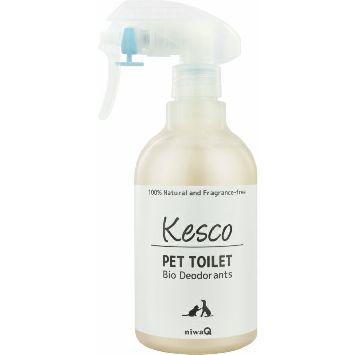 KESCO ケスコ 消臭剤 魔法のバイオ消臭 新ケスコスプレーペットトイレ用 消臭ミスト 370ml 本体 無香料 消臭スプレー ミストタイプ 靴 部屋 タバコ ゴミ箱 ペット