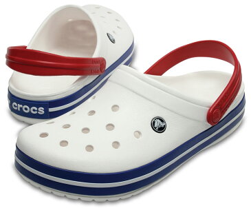 サンダル クロックス クロックバンド ホワイト/ブルージーン CROCS CROCBAND White/Blue Jean 11016 11I 22 23 24 25 26 27 28 29 メンズ レディース 可愛い サボ くろっくす　SS