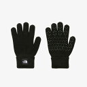 ノースフェイス キッズ 手袋 ニットグローブ ブラック NNJ62200 K 子ども用 手袋 ロゴ 防寒 国内正規品 ネコポスOK