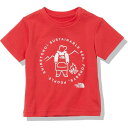 ノースフェイス ベビー Tシャツ ショートスリーブシレトコトコティー NTB32266ST ホライズンレッド HR 80 90 THE NORTH FACE 正規取扱店