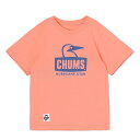 チャムス CHUMS キッズ ジュニア ブービーフェイスTシャツ 半袖 コットンT ピンク CH21-1281 90 100 110 120 130 25春夏【FWSL】(4)