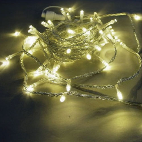 シャインライト100球（シルバーコード）/LEDシャンパンゴールド ADC100CG/コントローラー点滅付（8パターン）イルミネーション ストレートライト[L-1031]【あす楽対応不可】【全品送料無料】