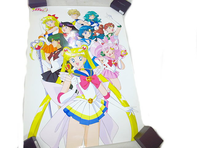 虹商店激安 中古 中古 セーラームーンs 美品 アニメ キャラクター ポスター 美品 虹商店 美少女戦士セーラームーン アニメ キャラクター