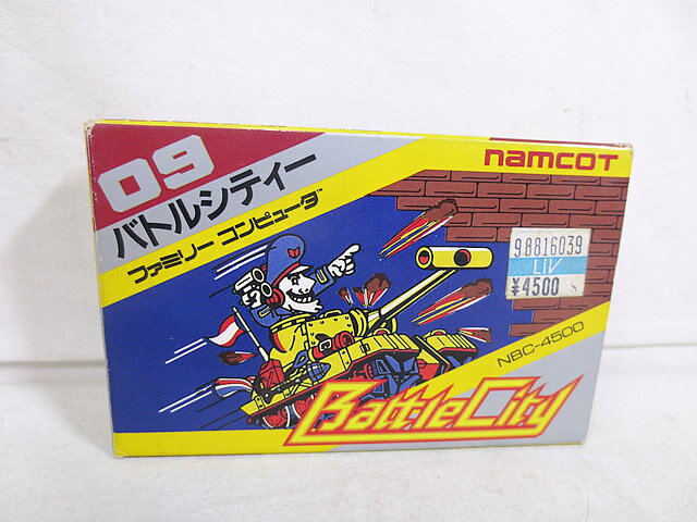 美品　ファミコン　FC　バトルシティー