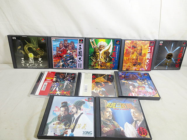 美品 PS 三国志 三国無双 水滸演舞 封神演義 皇龍 PS2 本体 SCPH-10000 セット