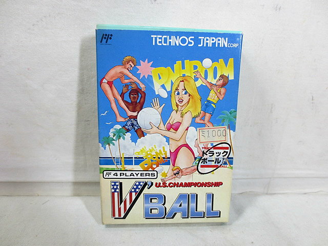 美品　ファミコン　FC　V BALL