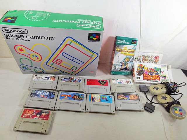 美品 スーパーファミコン 本体 SFC 天地創造 ゼルダの伝説 らんま MOTHER2 ロックマンX2 セット