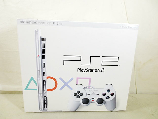 新品　ソニー　PS2　本体 SCPH-77000 セラミック・ホワイト　完品