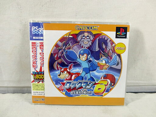 新品 PS ロックマン6 未開封 新品 PS ロックマン6 未開封