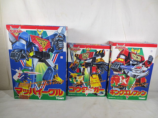 美品　トミー　元気爆発ガンバルガー キングエレファン　ゴウタイガー　マッハイーグル　ガンバルガー