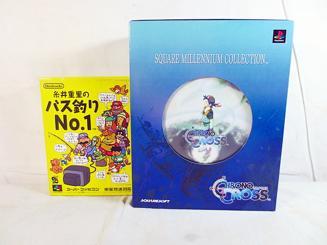 新品 PS PlayStation スクウェア ミレニアム コレクション クロノ・クロス SFC 糸井重里のバス釣りNo.1 セット
