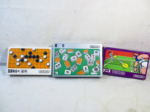美品 任天堂 ファミコン FC 五目ならべ テニス 麻雀 セット 美品 任天堂 ファミコン FC 五目ならべ テニス 麻雀 セット