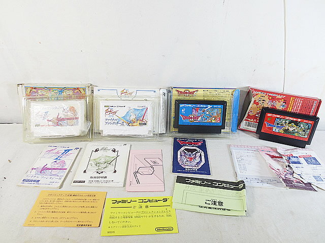 エニックス ファミコン　FC　ドラゴンクエスト2　ファイナルファンタジー3　ファイナルファンタジー2　ドラゴンクエスト3　セット