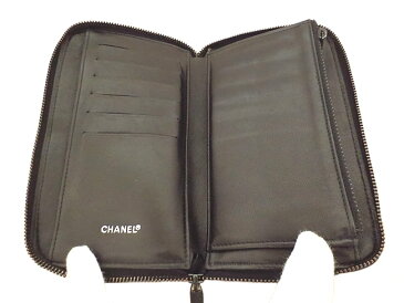 美品　CHANEL　シャネル　ニュートラベルライン　ラウンドファスナー長財布【中古】【虹商店】