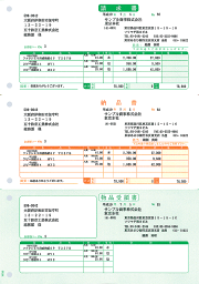 納品書B（納品書・請求書・物品受領書） 500枚