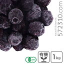 有機冷凍ブルーベリー 1kg 【冷凍配送品】