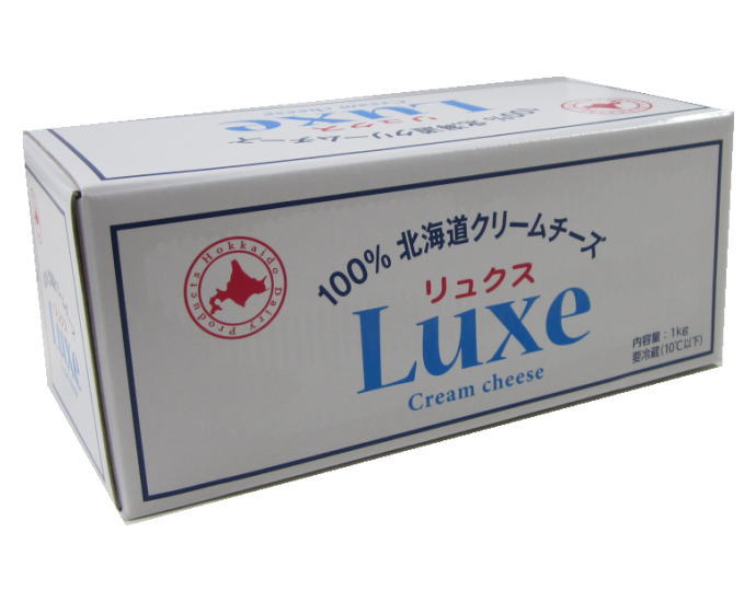 楽天こだわり食材　572310.com　楽天店クリームチーズ Luxe 1Kg×12個/箱 北海道乳業・リュクス