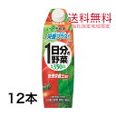 1日分の野菜 1L 6本×2ケース 12本 屋根型キャップ付容器 伊藤園【当社指定地域送料無料】1000ml 紙パック 野菜ジュース 野菜生活