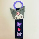 クロミ タグキー デニム サンリオ キーホルダー キーリング sanrio HELLO KITTY POCHACCO CINNAMOROLL KUROMI PO...