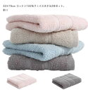 フェイスタオル 2枚セット 33×70cm 綿100% コットンタオル 無地 薄手 日常使い やわらか 肌触り シンプル 吸水 通気性 速乾 オシャレ 高級感 ...