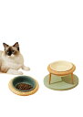 猫 犬 食器台 高さ調節 300ML フードボウル 傾斜 陶器 水入れ 食べやすい 水飲み セラミック 斜め 犬用 猫用 食器 ペット食器 おしゃれ ペット用 ...