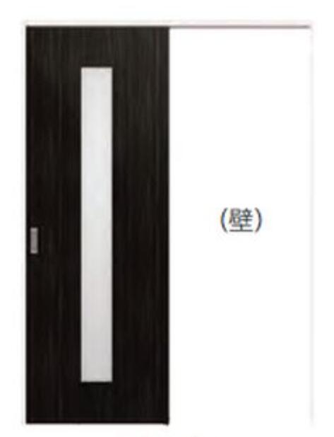 樂天商城 - 上吊引戸 EXシリーズ 片引き H2050 W1372～W1816 室内ドア DIY リフォーム 固定枠・ケーシング枠 建具 インテリア 扉 内装建材 ベーシック 新築 マンション スタイリッシュ新築 B1デザイン 中古戸建 シンプル 送料無料 カタログP196