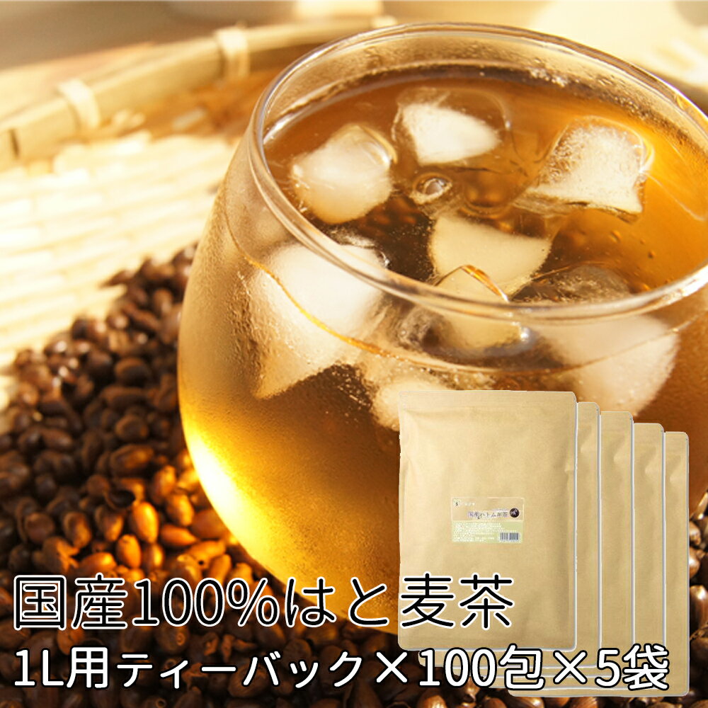 はと麦茶 美味しい お徳用 大容量 国産 100% イボ ティーパック ティーバック【5個セット8％OFF】 【2.5×100包×5袋】 がぶ飲み チロシ..