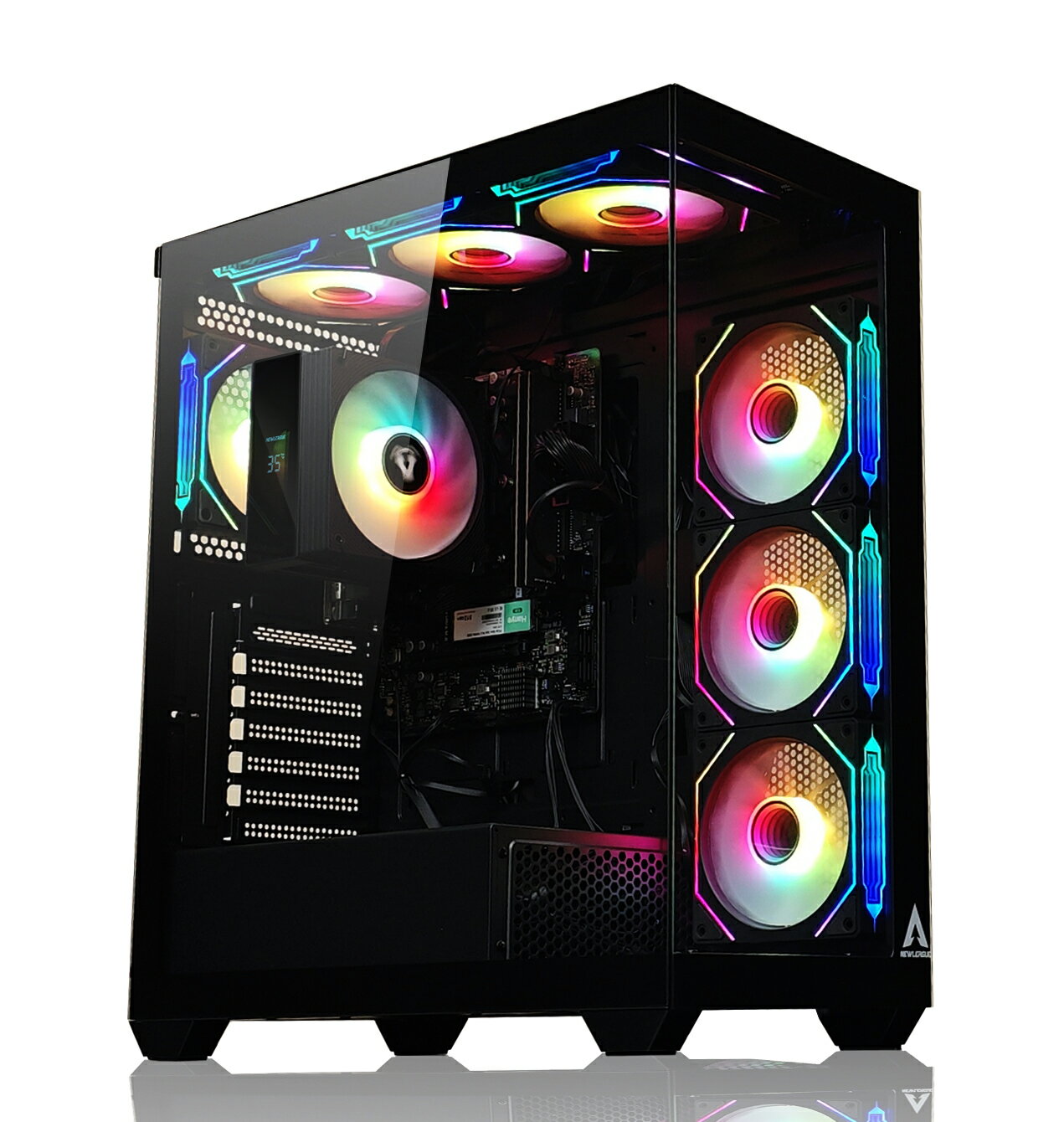 NEWLEAGUE コスパ重視 エントリーゲーミングパソコン Ryzen 5 5600GT / 16GB / NVMe SSD 512GB / 550W / Windows 11 Pro