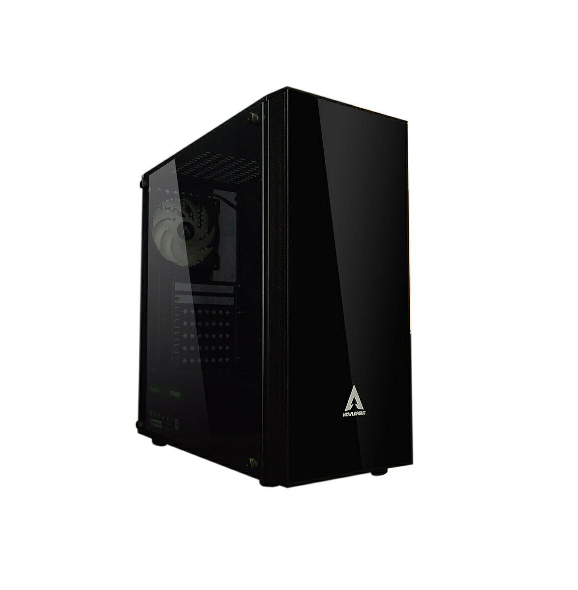 Rgbモデル New League Ninja S3 はこぽす対応商品 ミドルタワー型pcケース Rgbファン４基 コントローラー付き パソコンケース 強化ガラス側パネル ゲーミング 電源ユニットなし