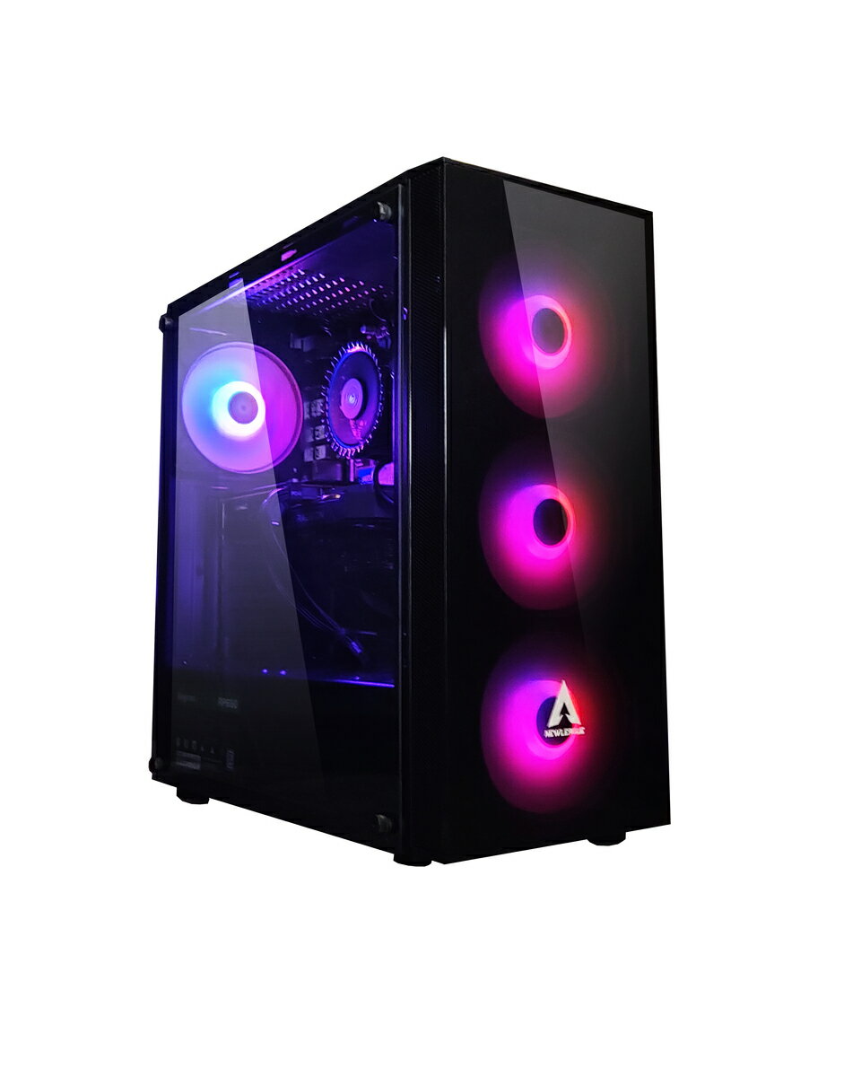 Rgbモデル New League Ninja S3 ミドルタワー型pcケース 誠実 ゲーミング 強化ガラス側パネル Rgbファン４基 コントローラー付き パソコンケース 電源ユニットなし