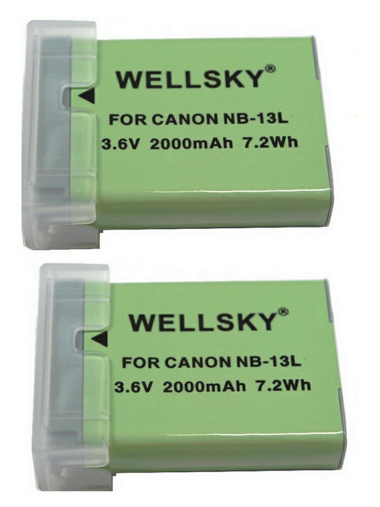 NB-13L [ 2ĥå ] ߴХåƥ꡼ 2000mAh [ ŴǽŲǽ ɽǽ ʤƱ褦Ѳǽ ] Canon Υ PowerShot G7 X PowerShot G5 X G9 X G9 X Mark II G7 X Mark II SX620 HS S...