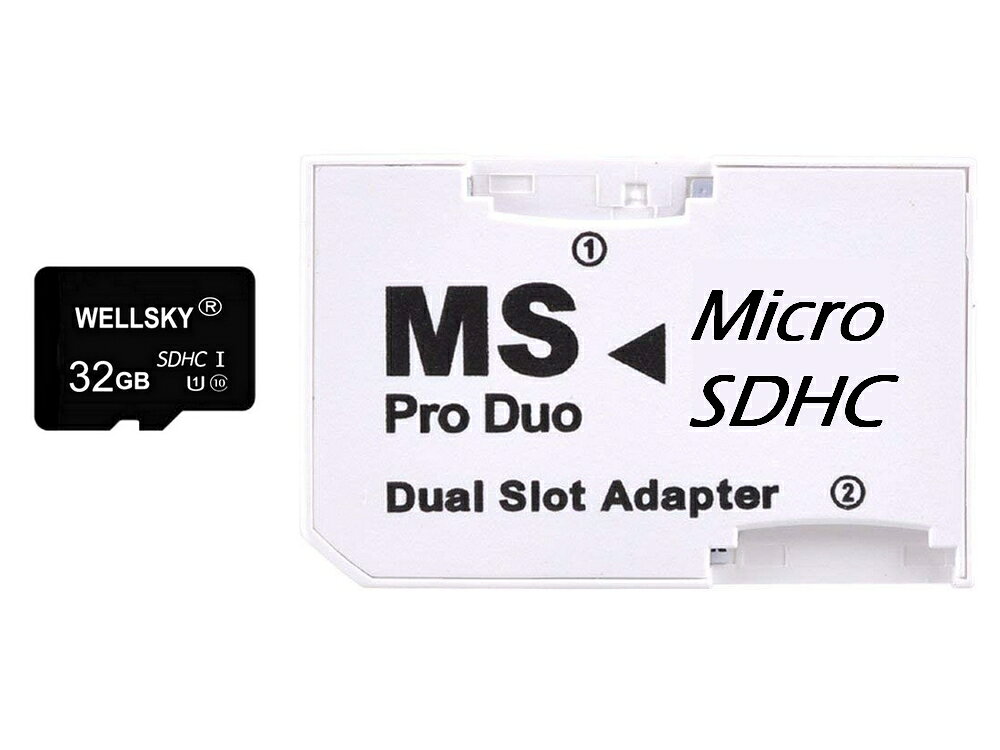 キオクシア製チップ 採用オリジナルブランド micro SDHC 32GB Class10 クラス10 UHS-I U1 1枚 & メモリースティック …