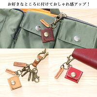 【名入れ無料】【naoCraft】手縫いで作るワンコインキーホルダー/オーダーメイド総手縫い本革ハンドメイドステッチメンズレザー牛革革名入れギフトプレゼントおしゃれレディース男性女性ペア
